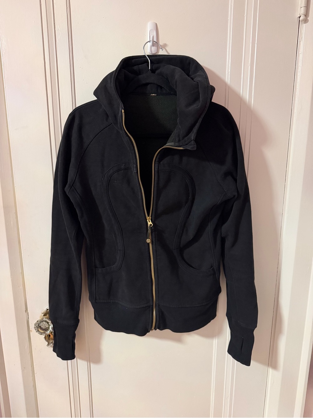 Lululemon Scuba Hoodie with Gold Zipper